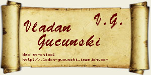 Vladan Gucunski vizit kartica